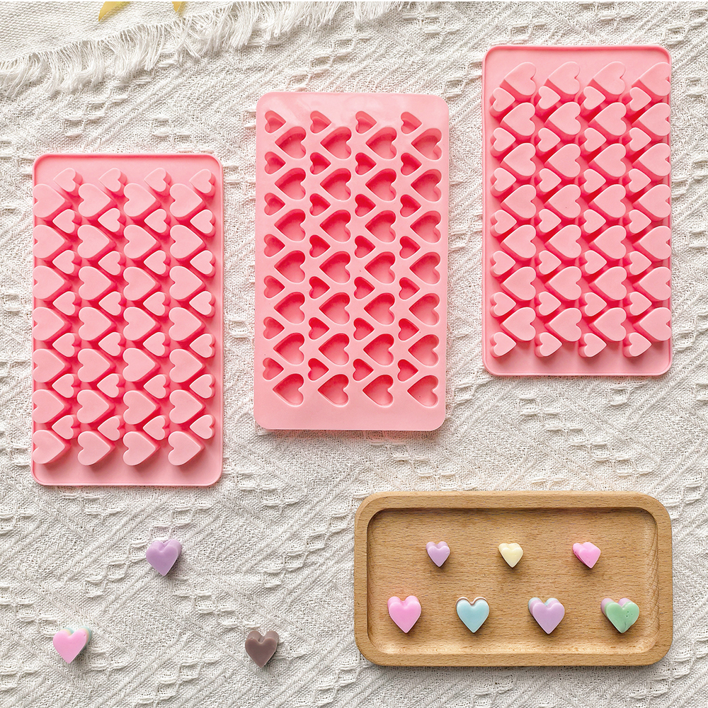 56 cavity size heart-shaped ch - Silicone Mold Tray recension och pris