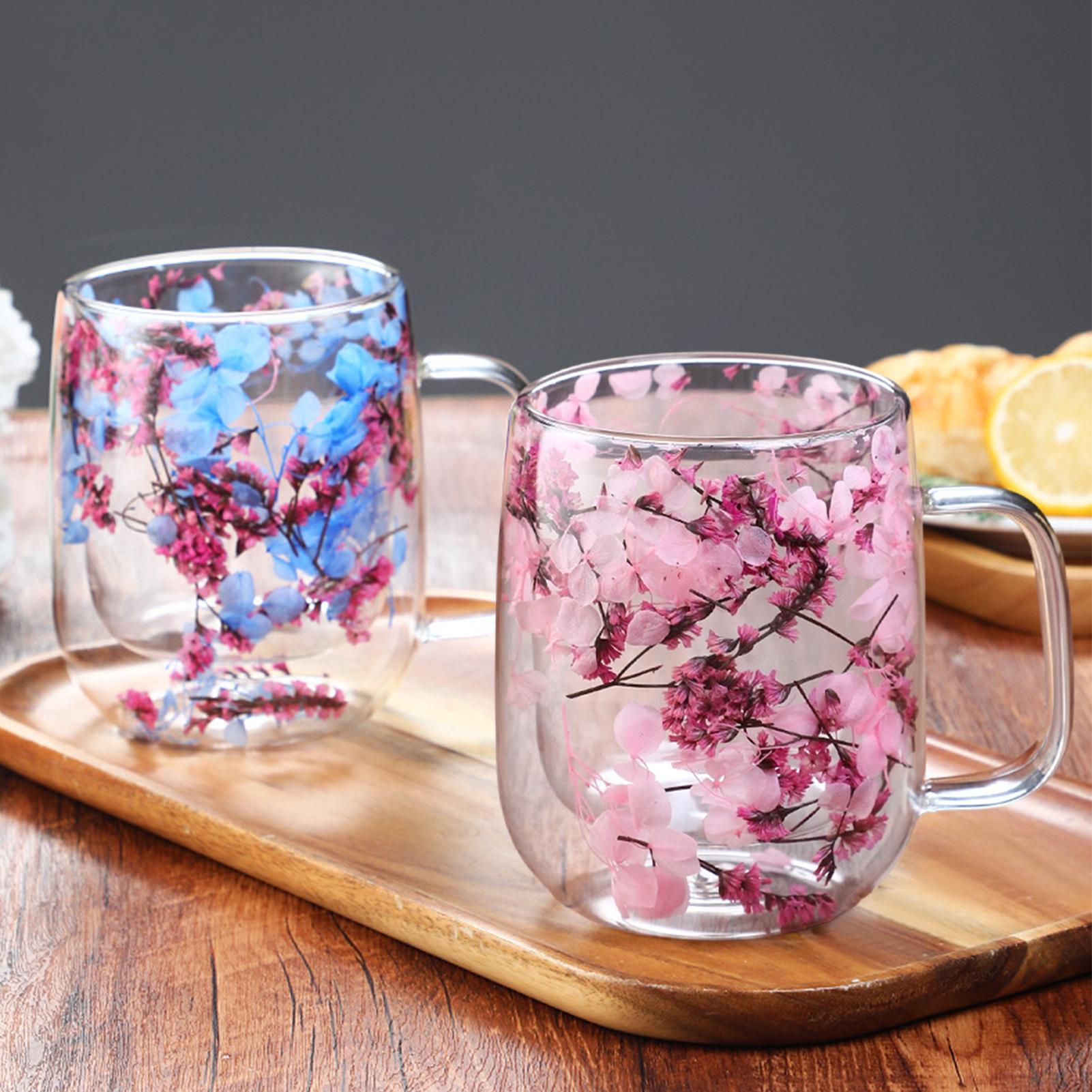 450ml Double Wall Glass Coffee - Dried Flower Bulk recension och pris
