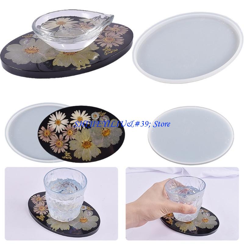 E21F Oval Mirror Mold for DIY  - Geode Mold Silicone recension och pris