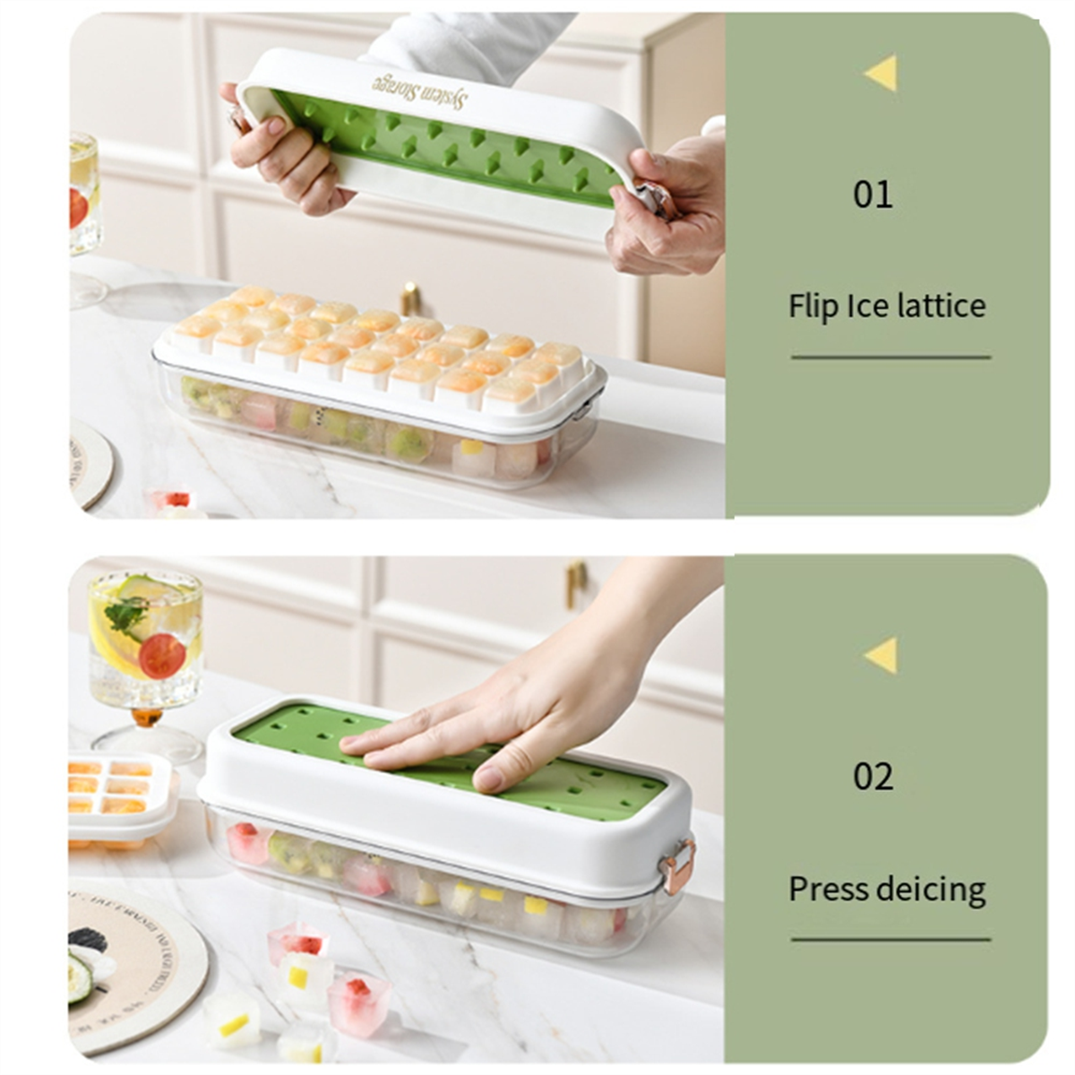 Y31A 24Grid Type Ice Tray Mold - Silicone Mold Tray recension och pris