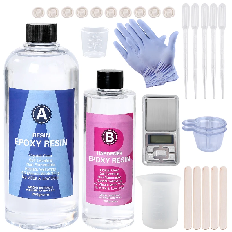 Epoxy Resin Kit Crystal Clear  - Epoxy Uv Resin Kit recension och pris