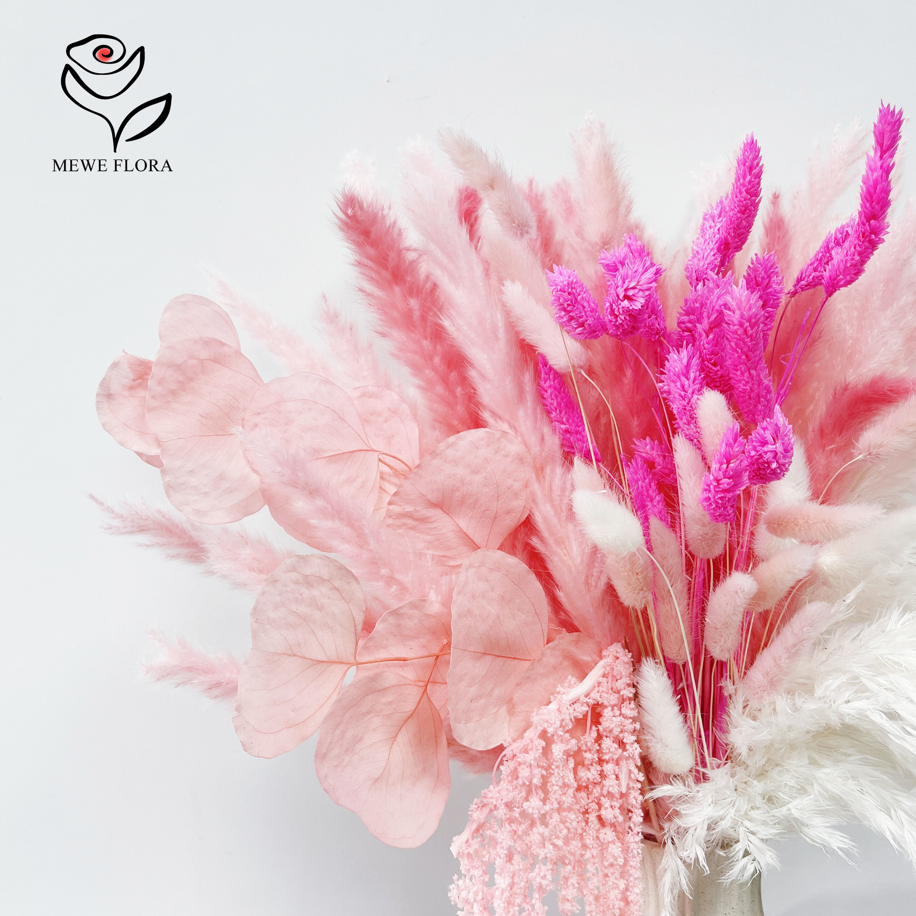 Natural Pampas Pink Dried Flow - Dried Flower Bulk recension och pris