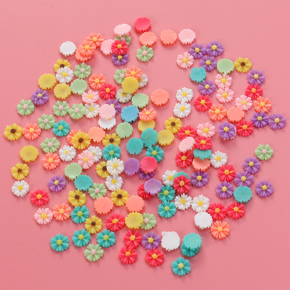 50Pcs 9Mm Small Daisy Resin Fl - Resin Crafts Diy recension och pris