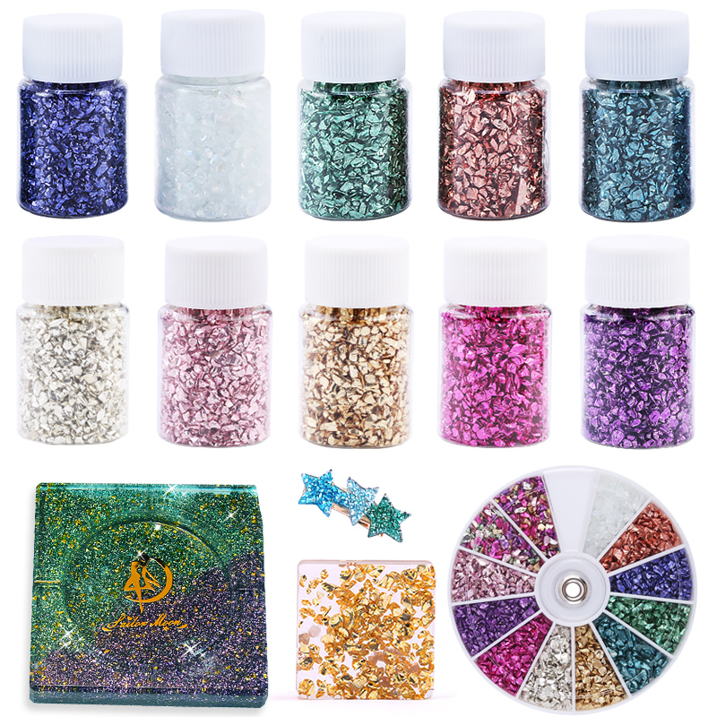 Epoxy Resin Colorful Metallic  - Gold Foil Flakes recension och pris