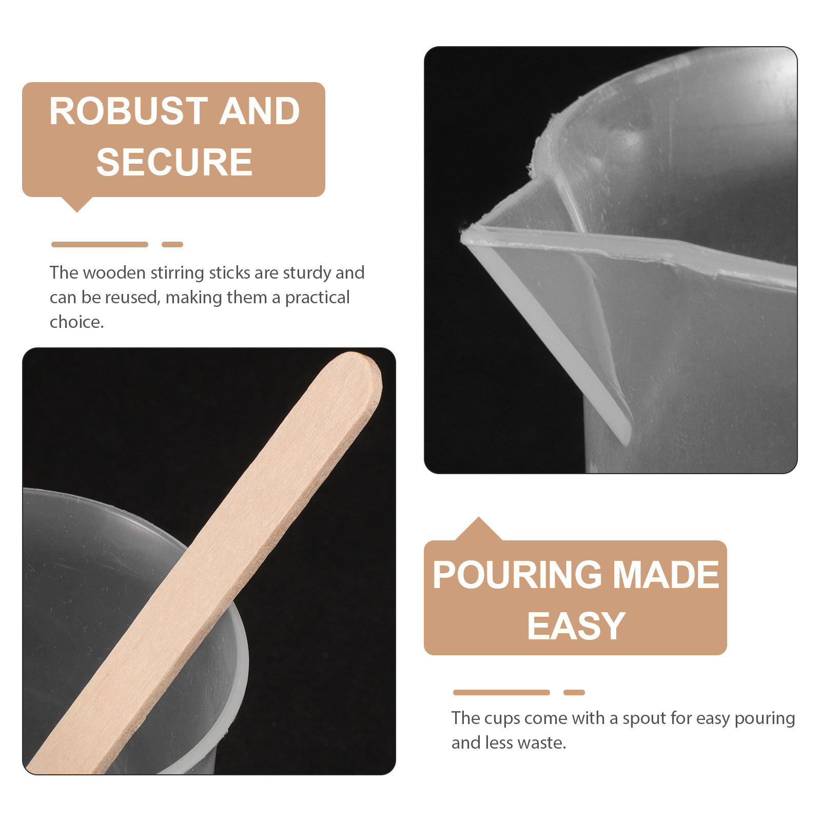 1Set Epoxy Resin Mixing Cup Se - Mixing Cup Silicone recension och pris