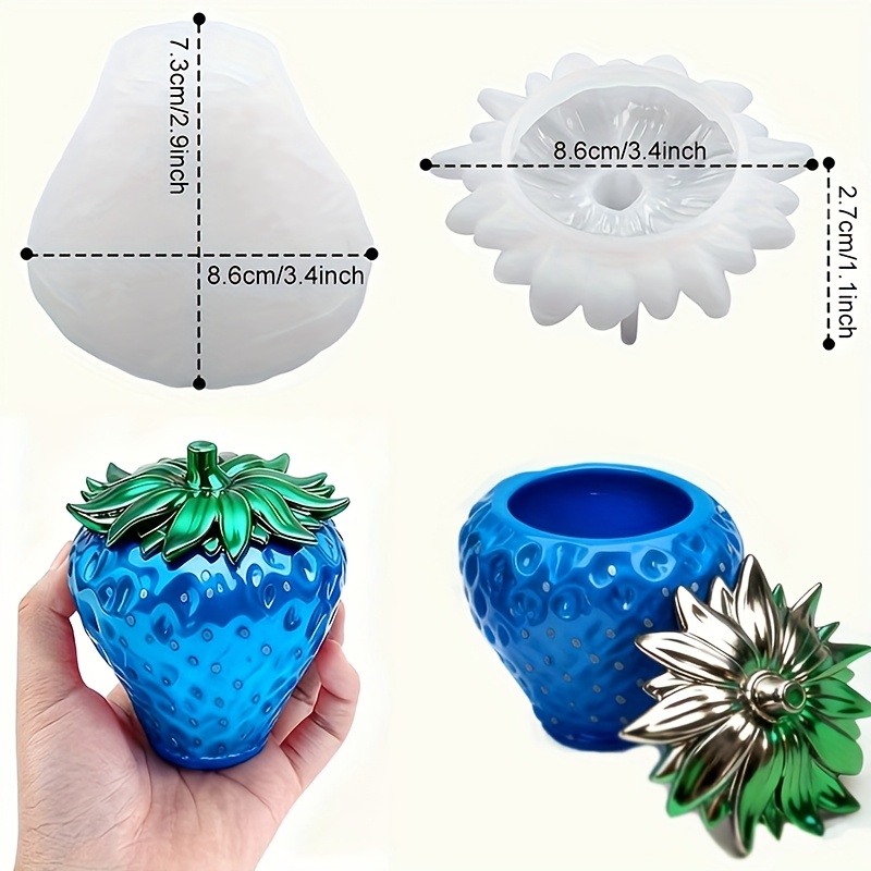 1 piece of strawberry can resi - Resin Craft Ideas recension och pris