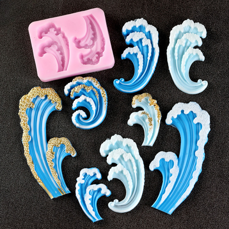 Wave Ocean Silicone Molds Cake - Resin Ocean Wave Mold recension och pris