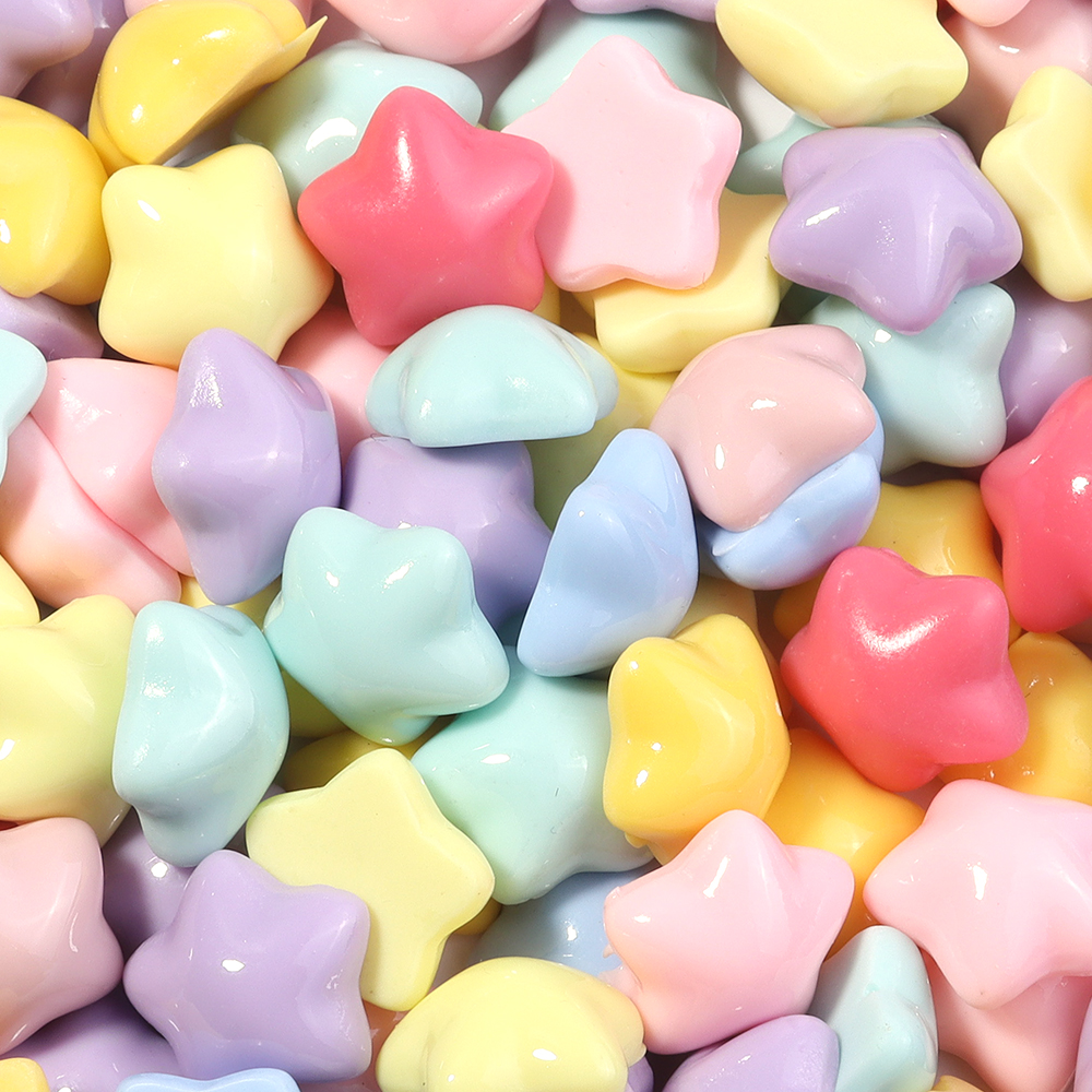 50pcs/lot 16mm Colorful Star R - Resin Crafts Diy recension och pris