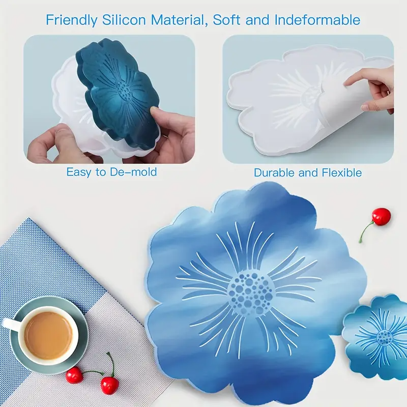 DIY Sakura Shaped Resin Mold - - Geode Mold Silicone recension och pris