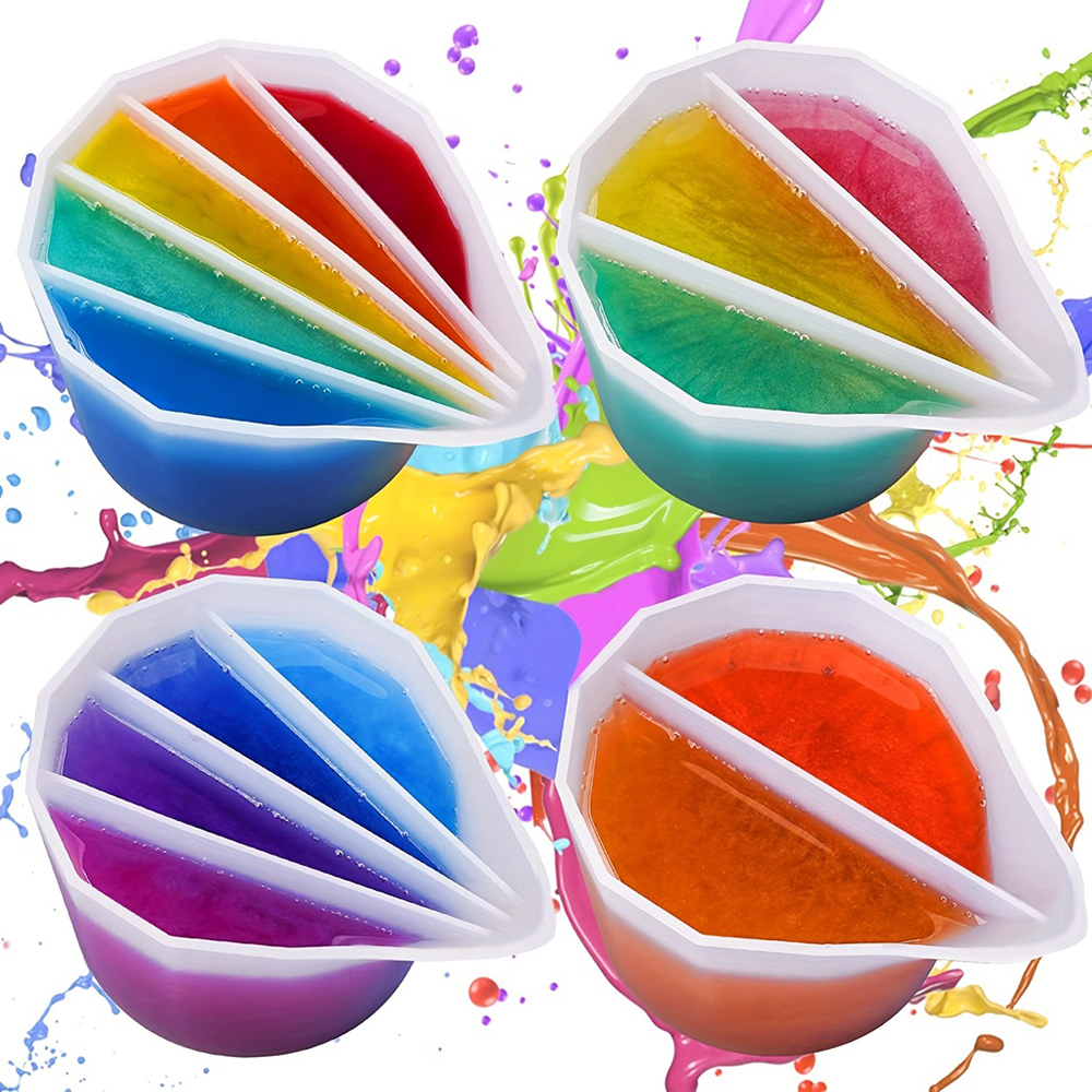 2/3/4/5 Grids Silicone Split C - Mixing Cup Silicone recension och pris