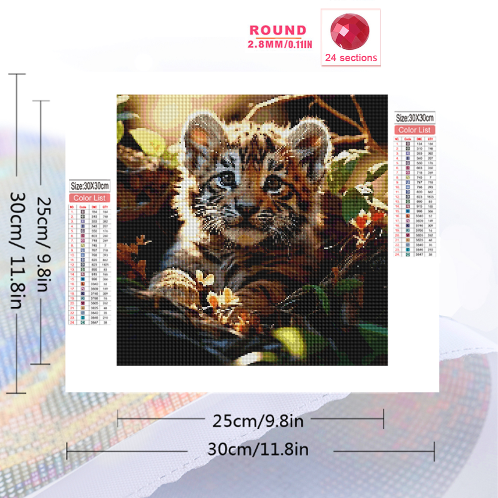 Momoart Diamond Painting Tiger - Resin Craft For Beginners recension och pris