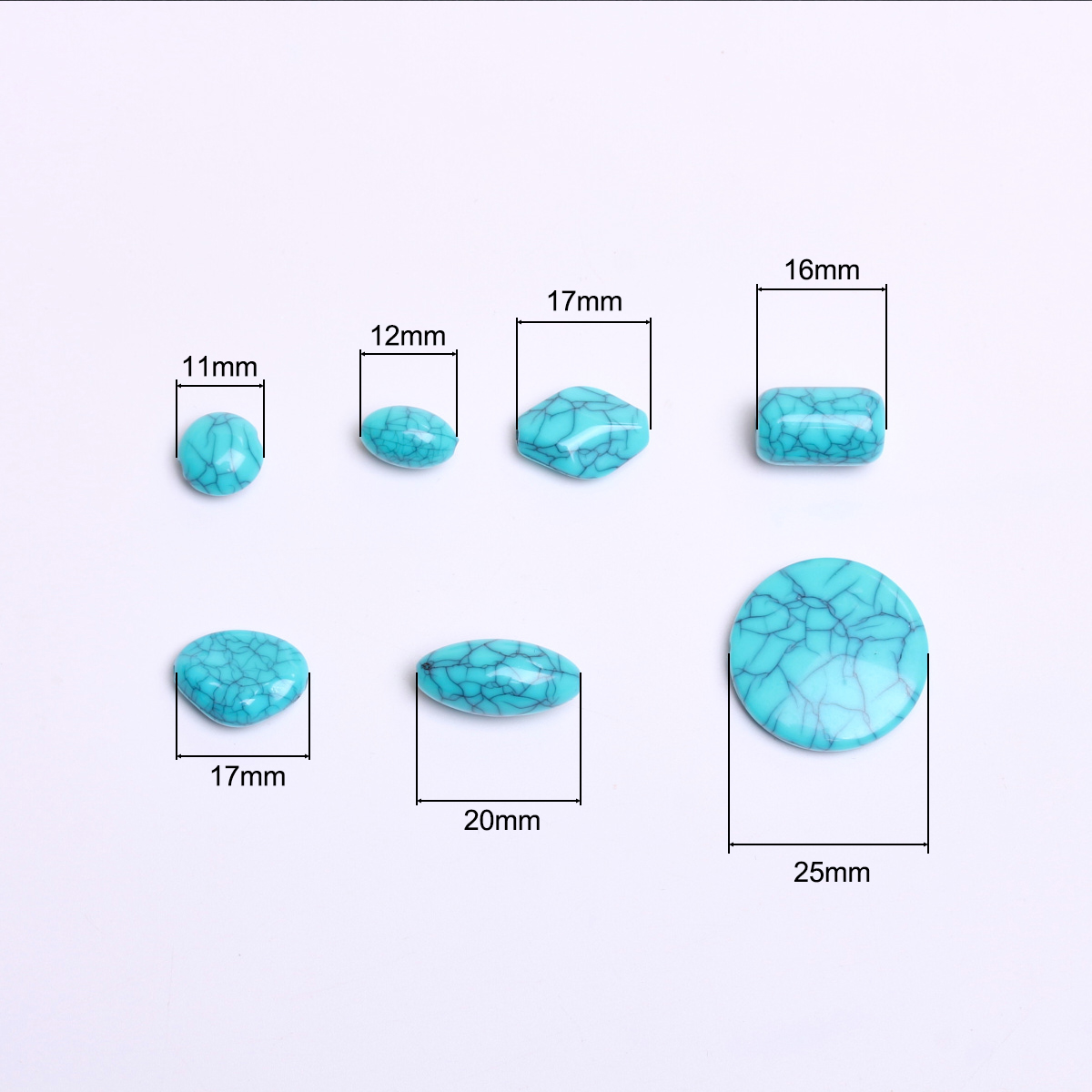 30-5pcs/bag Geometric Imitated - Resin Craft Projects recension och pris