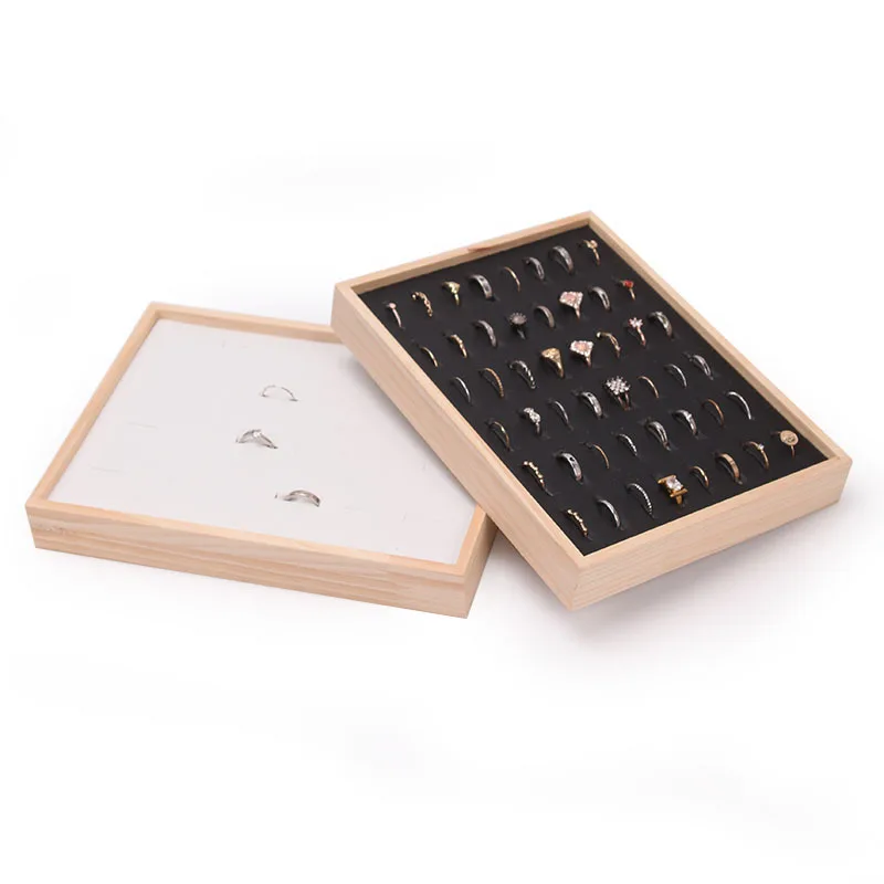 Wholesale Wood 48 Grids Rings  - Wood Ring Blank recension och pris