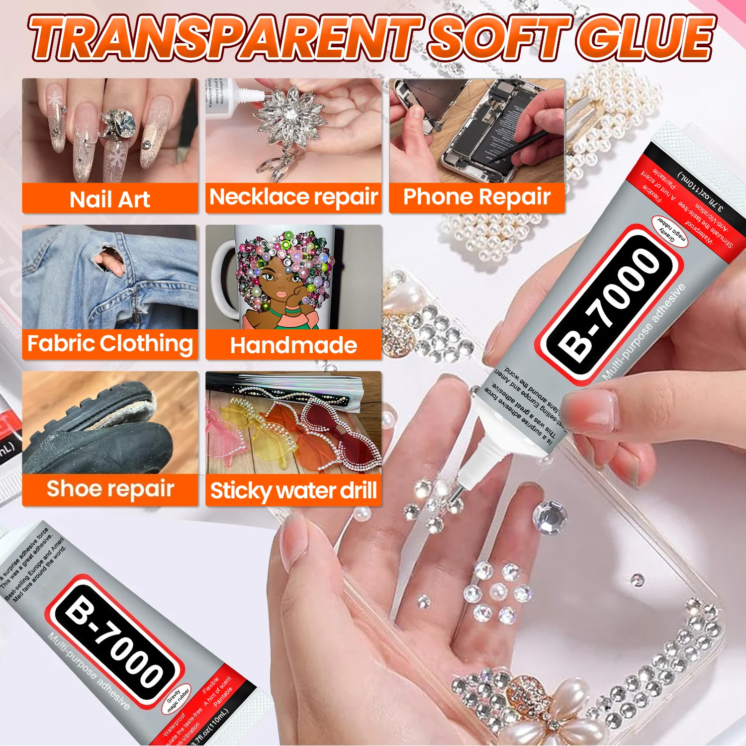 Super Glue B-7000 Loolifl 1-10 - Resin Craft Material recension och pris