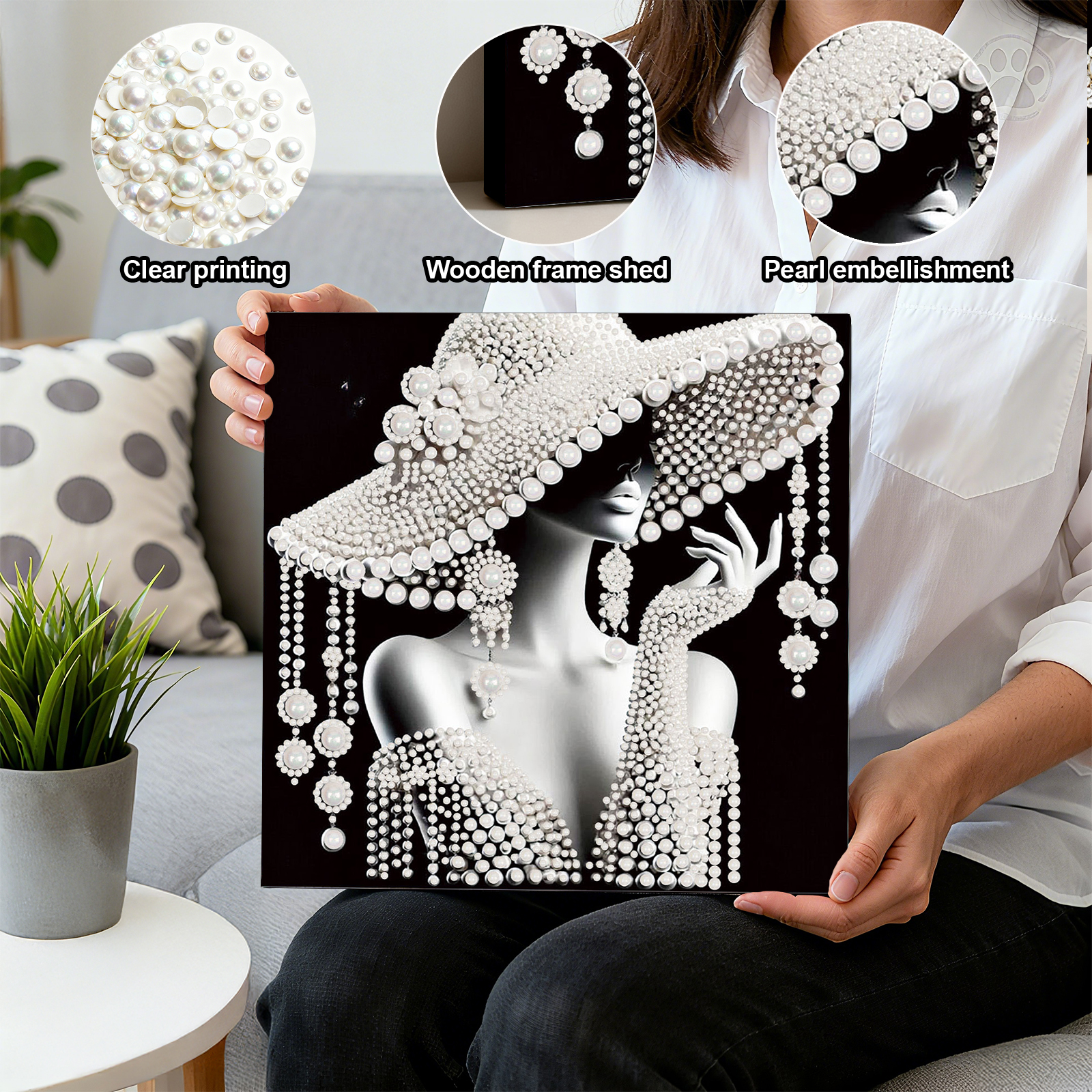 DIY Ladies Pearl Diamond Paint - Resin Craft Supplies recension och pris