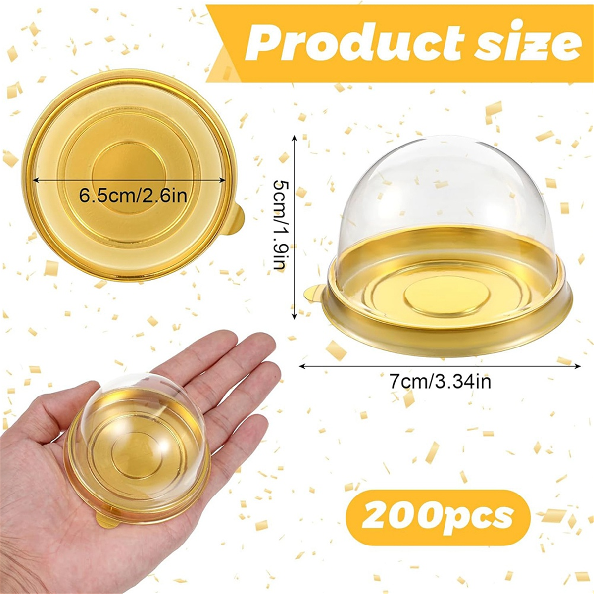 A06K Charcuterie Domes with Li - Dome Mold Clear recension och pris