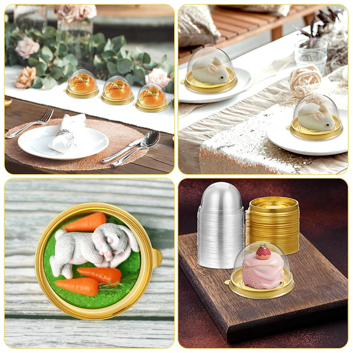 A06K Charcuterie Domes with Li - Dome Mold Clear recension och pris