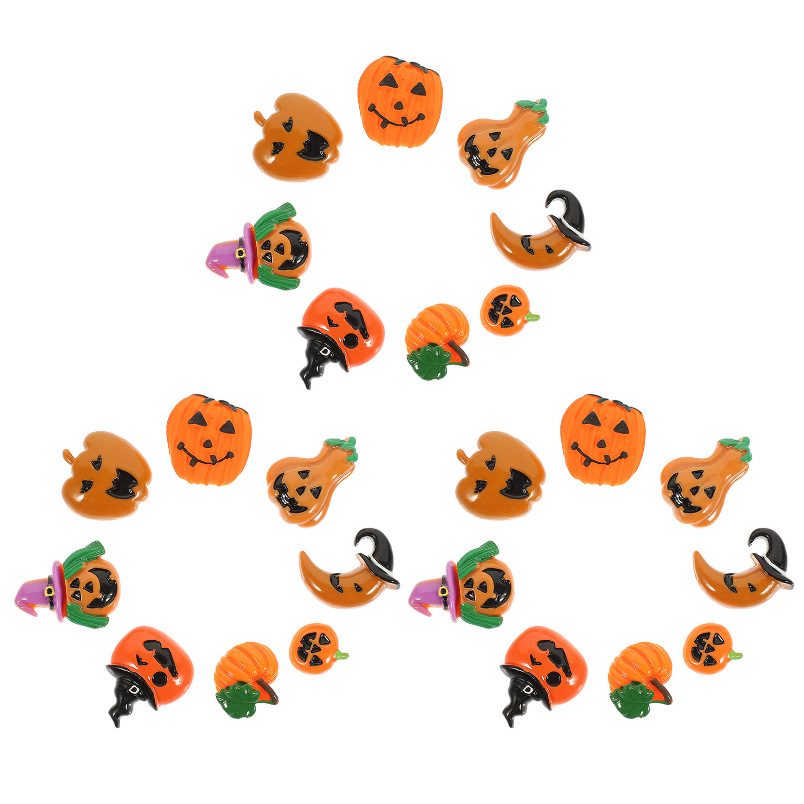 24Pcs Resin Halloween Pumpkin  - Resin Craft Supplies recension och pris