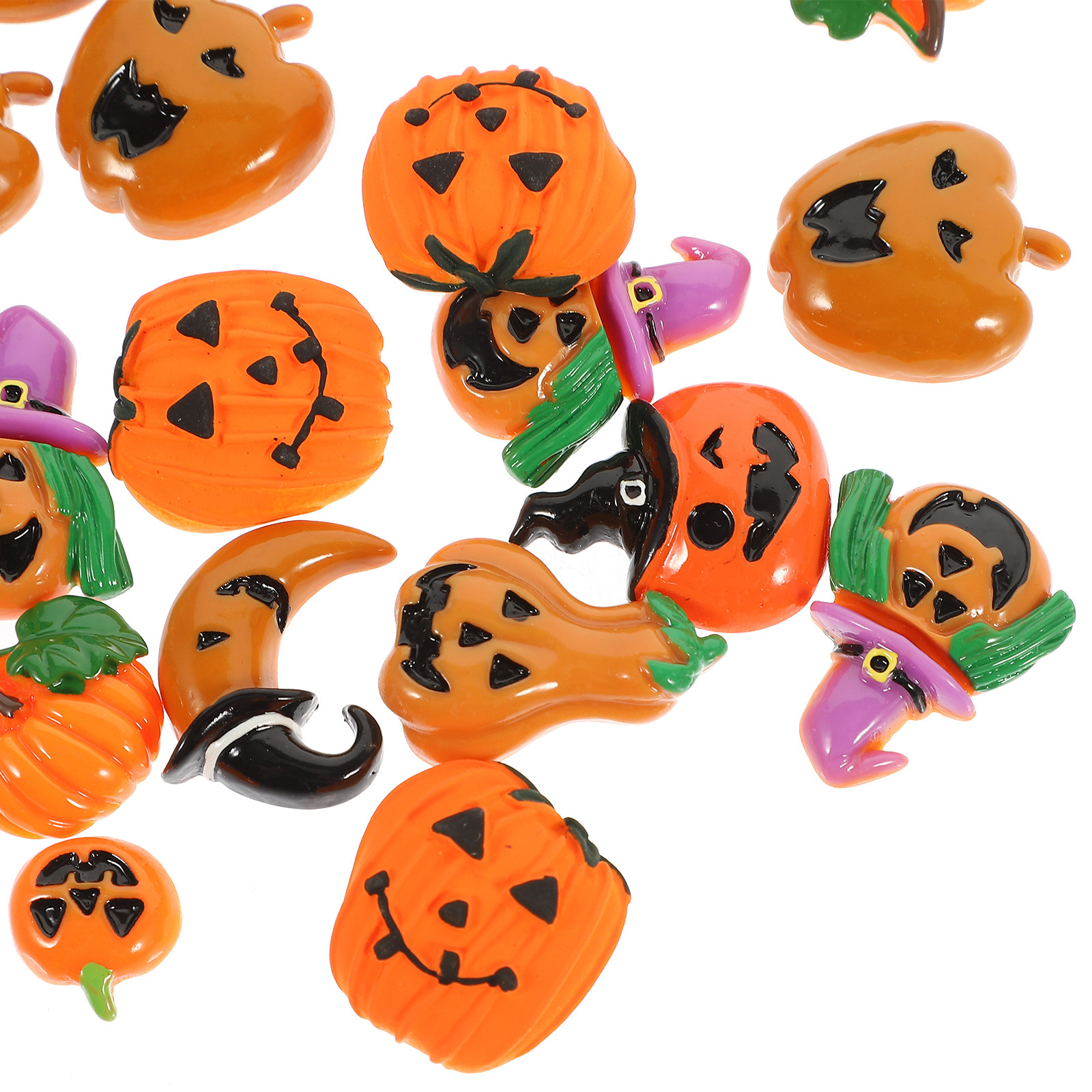 24Pcs Resin Halloween Pumpkin  - Resin Craft Supplies recension och pris