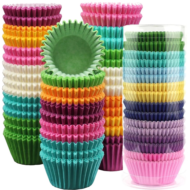 100pcs Mix Baking Cups Cupcake - Mixing Cup Silicone recension och pris