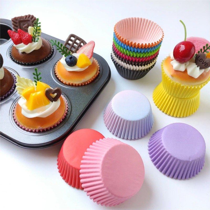 100pcs Mix Baking Cups Cupcake - Mixing Cup Silicone recension och pris