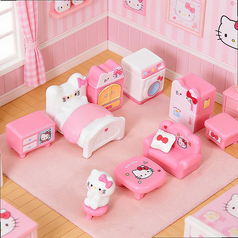 100pcs Kawaii Sanrio Hello Kit - Resin Craft Supplies recension och pris