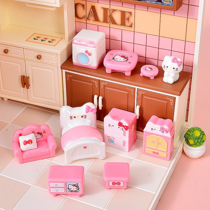 100pcs Kawaii Sanrio Hello Kit - Resin Craft Supplies recension och pris