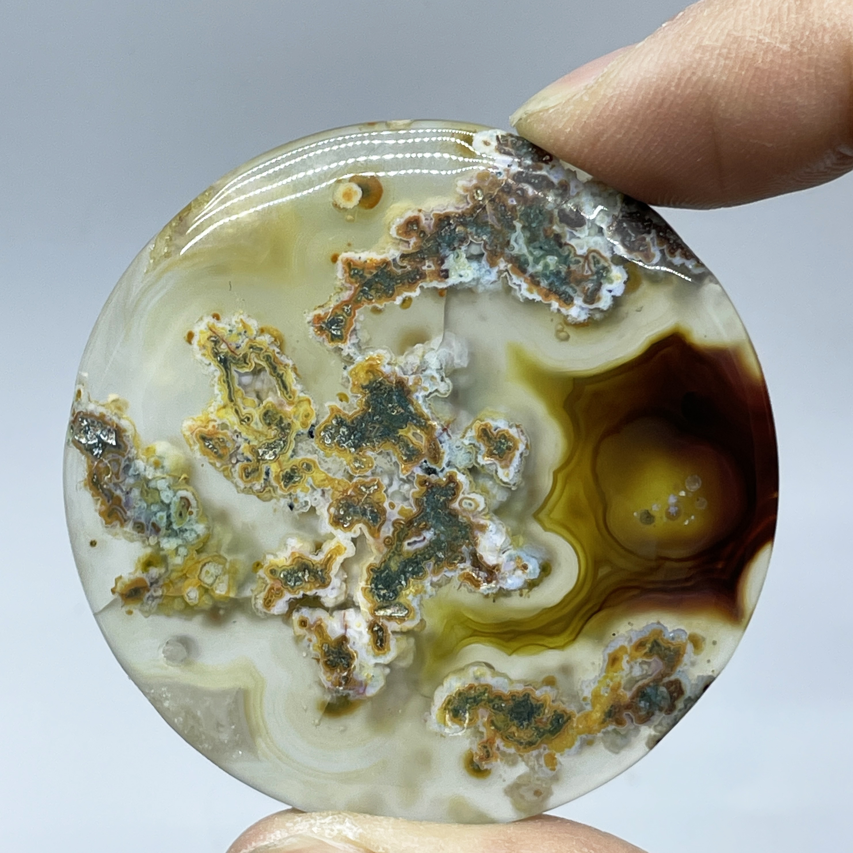 Natural Crystal Moss Agate Wat - Terrarium Moss Art recension och pris