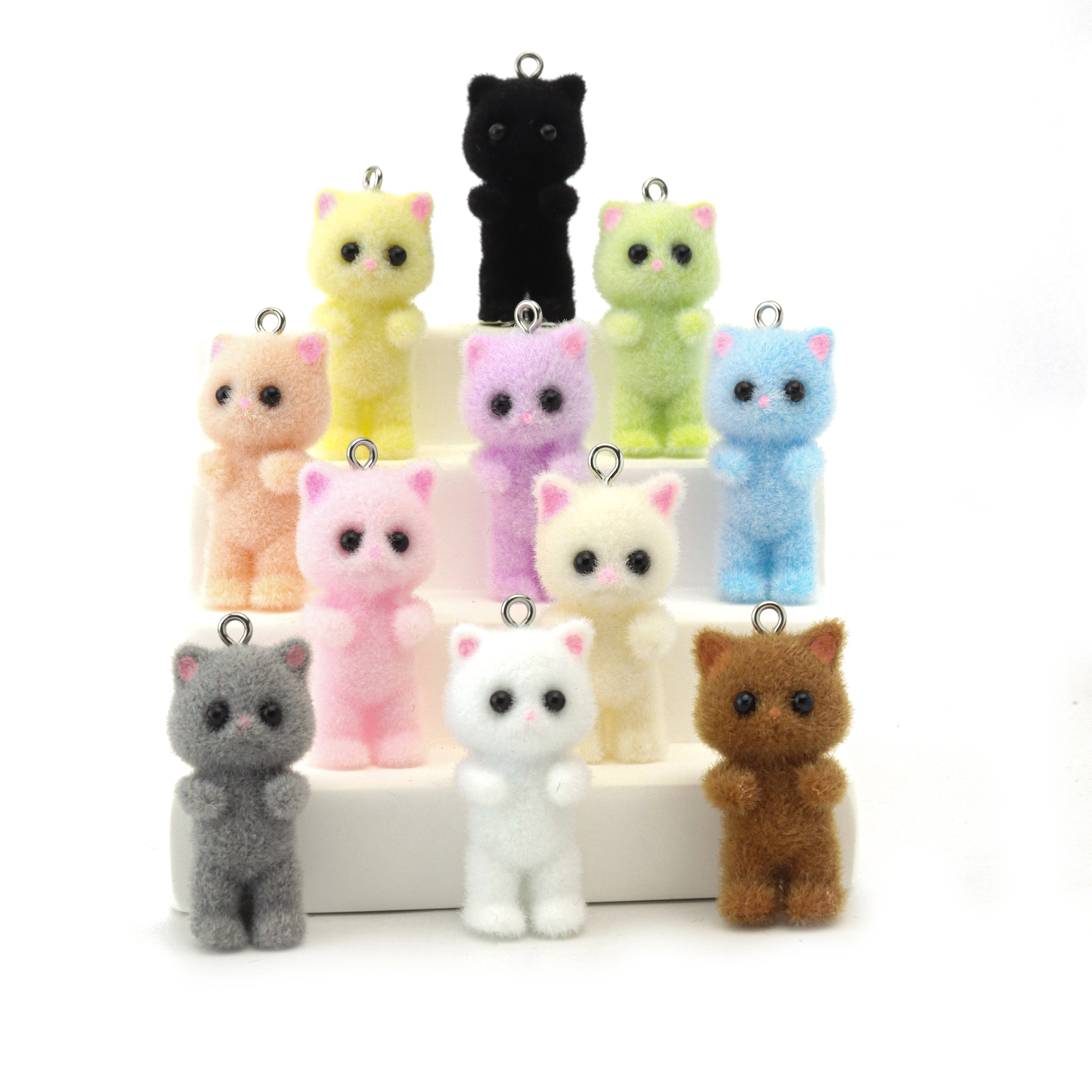 33PCS Cat Pendant Kawaii 3D Fl - Resin Craft Projects recension och pris