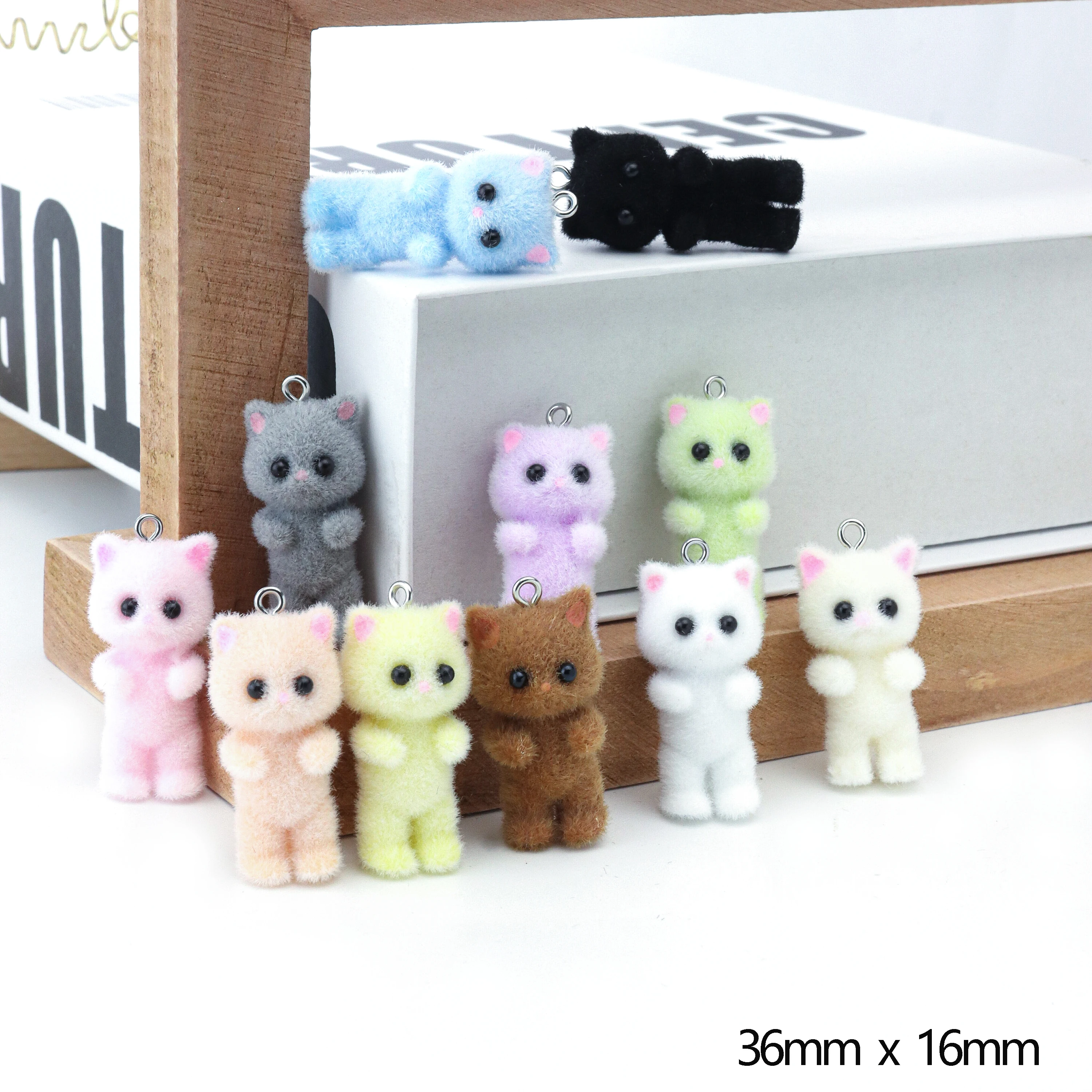 33PCS Cat Pendant Kawaii 3D Fl - Resin Craft Projects recension och pris
