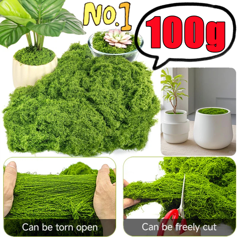 30/50/100g Fake Green Moss Art - Terrarium Moss Art recension och pris