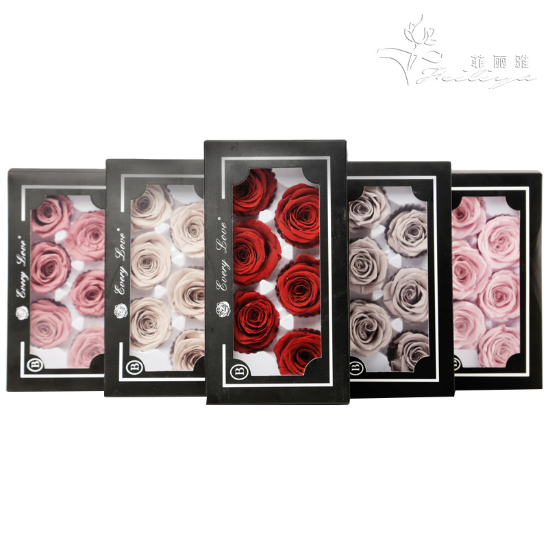 6pcs Eternal Rose Flower Heads - Dried Flower Bulk recension och pris