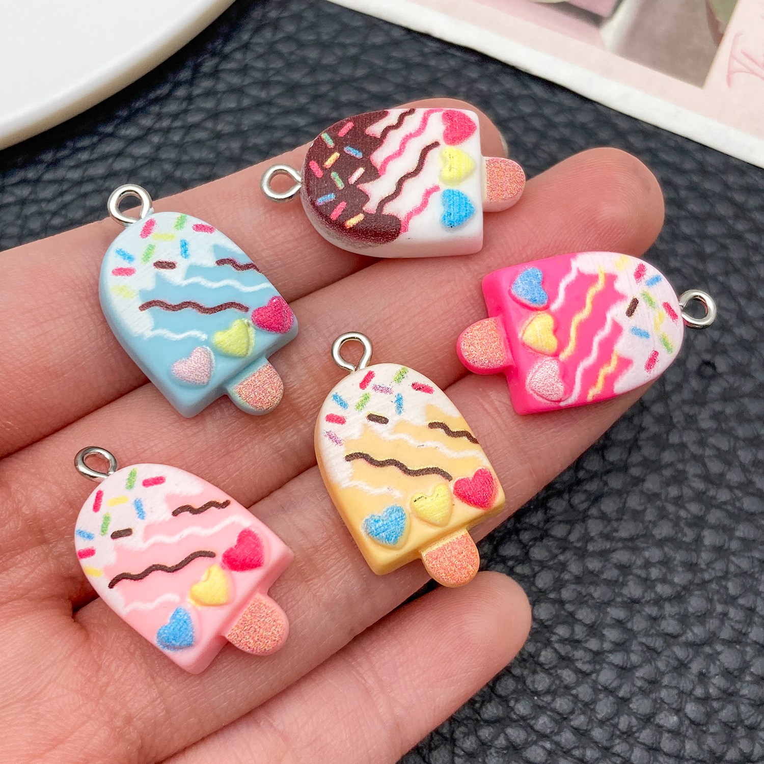 5/10pcs Cute Fashion Resin Acr - Resin Craft Projects recension och pris