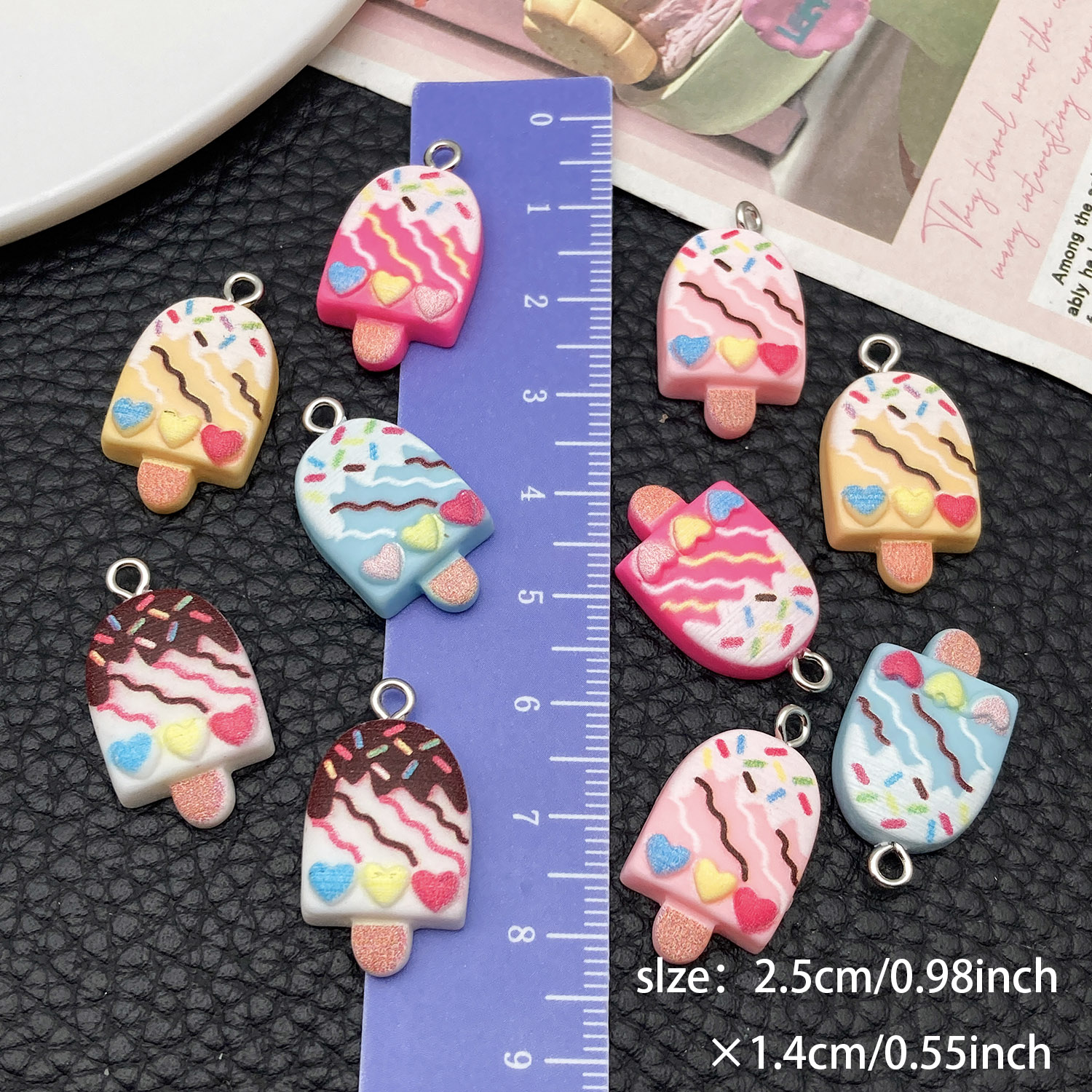 5/10pcs Cute Fashion Resin Acr - Resin Craft Projects recension och pris