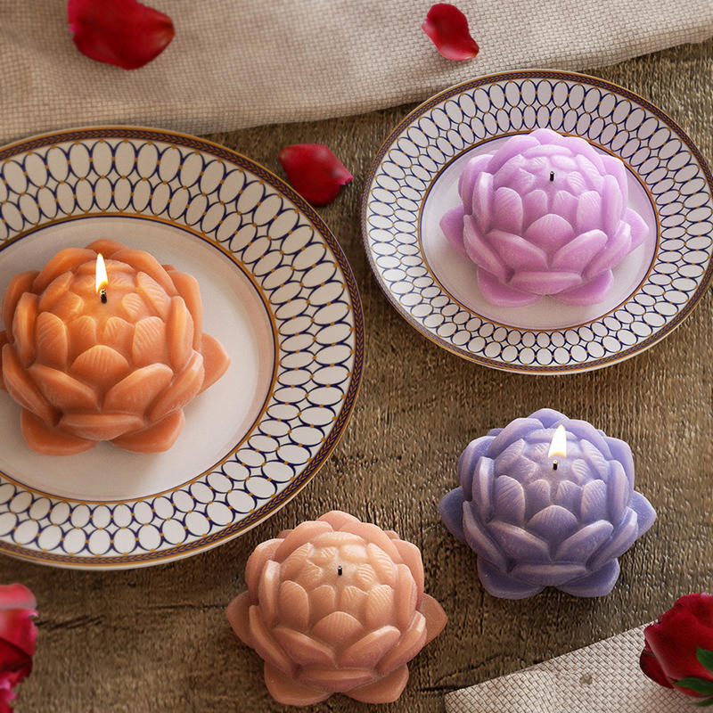 1PC Lotus Flower Candle Mold S - Resin Craft Ideas recension och pris