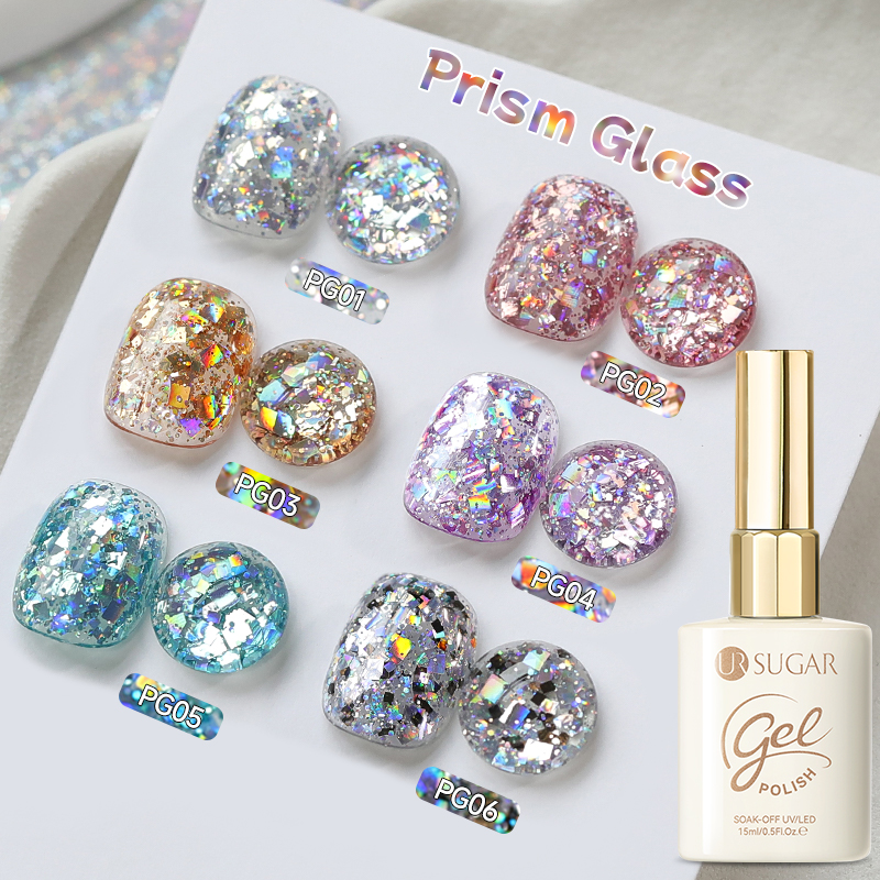 UR SUGAR 6PCS Chunky Glitter G - Resin Glitter Pack recension och pris