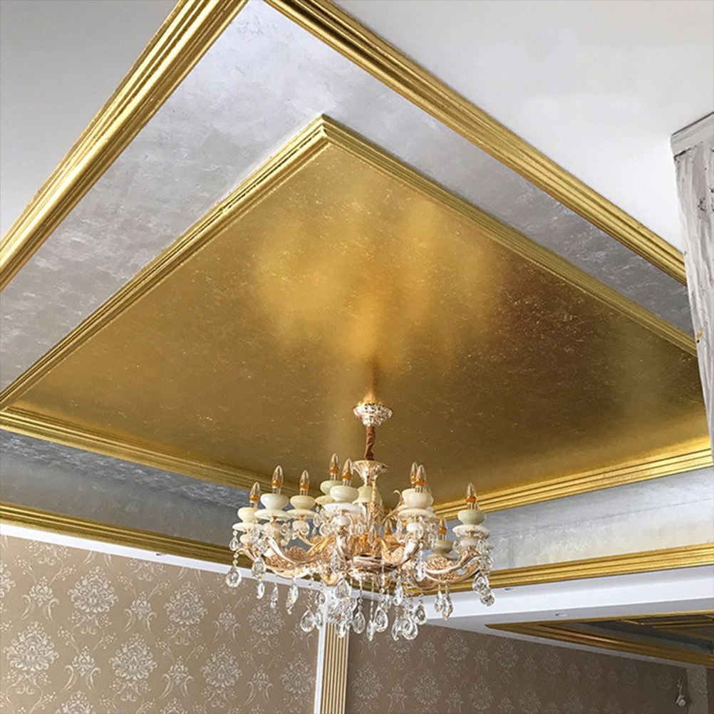 300 Sheets Gold Leaf Sheets Im - Gold Foil Flakes recension och pris