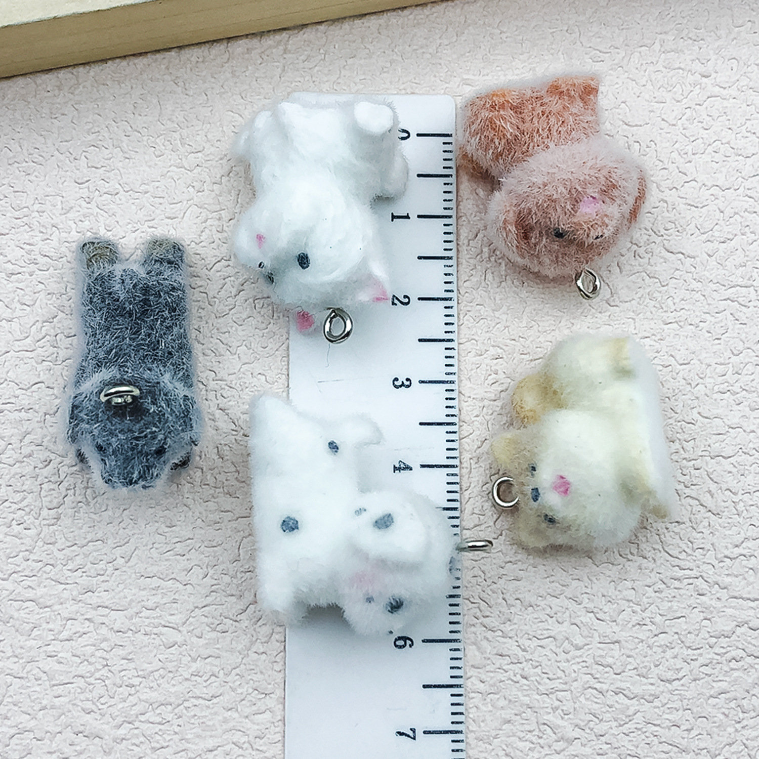5pcs&1pc Flocked Resin Animal  - Resin Craft Material recension och pris