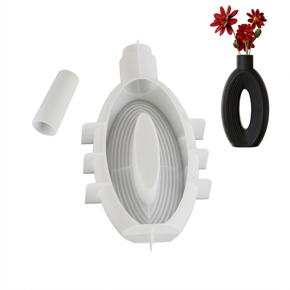 Modern Oval Stripe Silicone Va - Resin Craft Workshop recension och pris