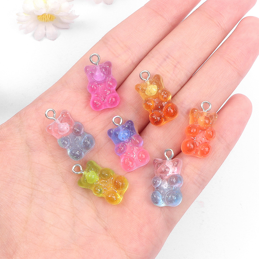 60pcs Dual Color Resin Bear Sh - Resin Craft Material recension och pris