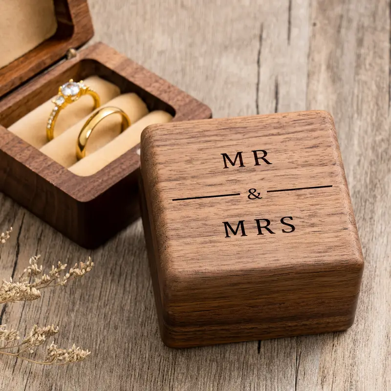 Engagement Proposal Wedding Ce - Wood Ring Blank recension och pris