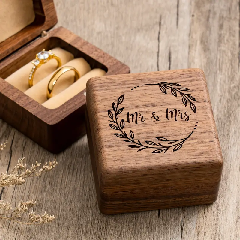 Engagement Proposal Wedding Ce - Wood Ring Blank recension och pris