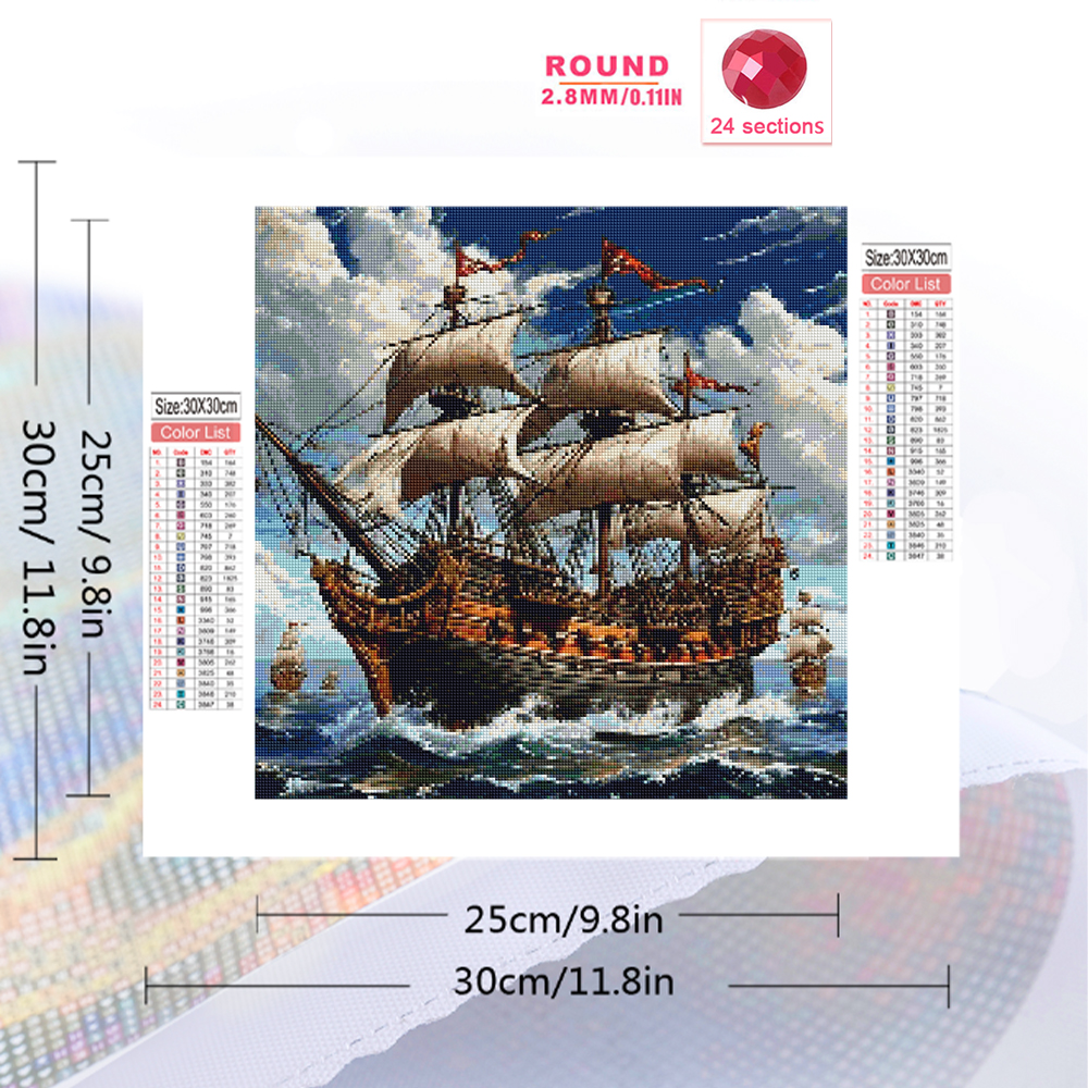 Momoart Diamond Painting Ship  - Resin Craft For Beginners recension och pris