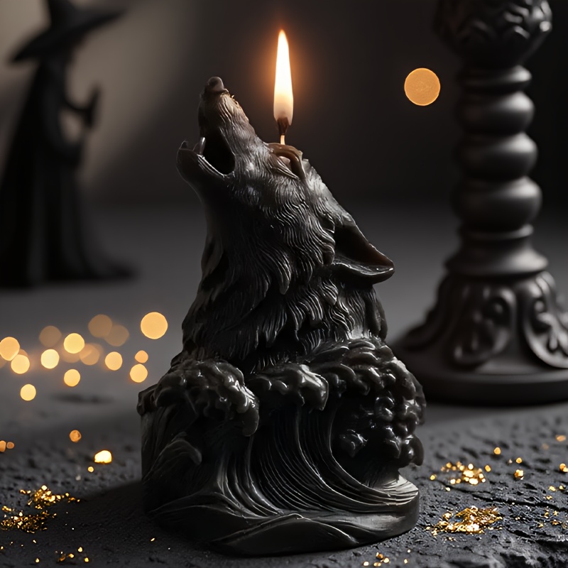 Dramatic Wolf and Ocean Wave C - Resin Ocean Wave Mold recension och pris