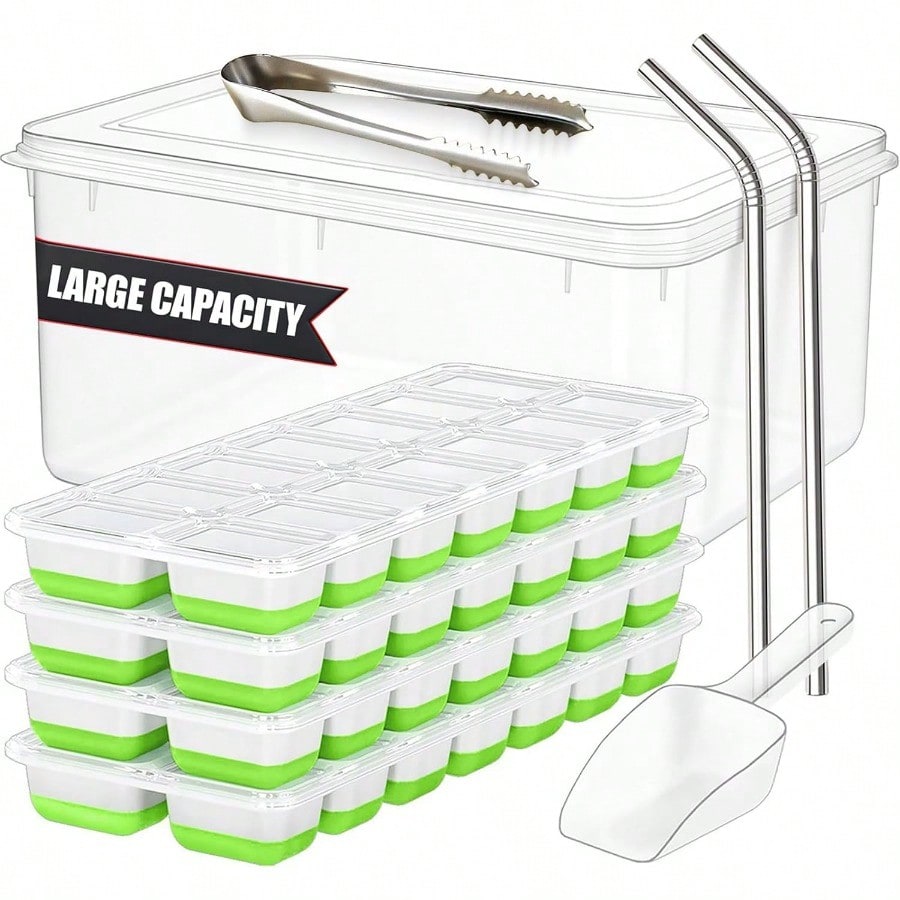 56pcs Tray With Lid And Bin –  - Silicone Mold Tray recension och pris