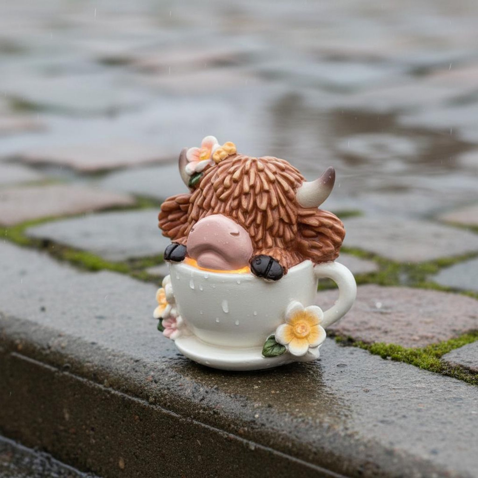 Highland Cow Garden Light Resi - Crafting Resin recension och pris