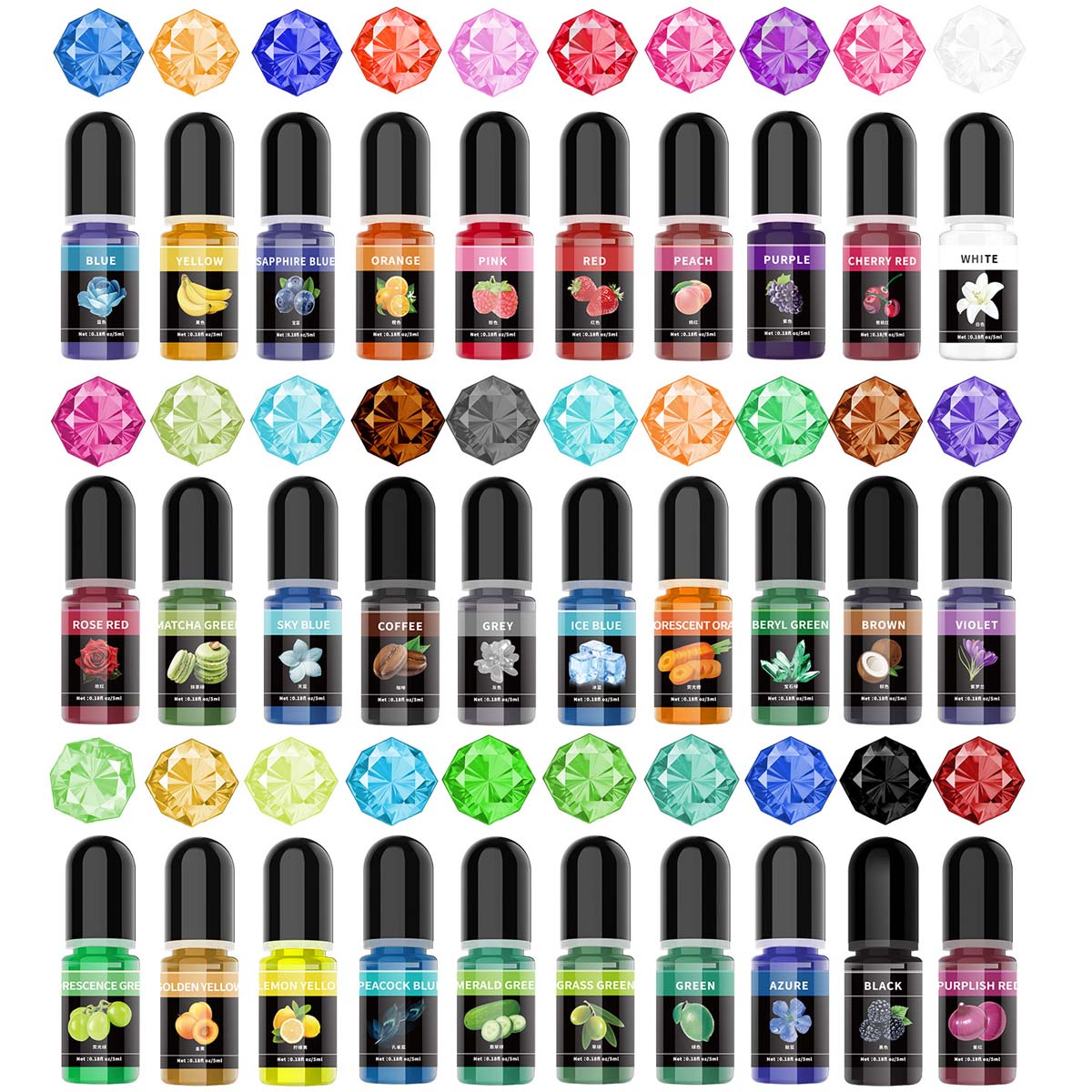 5ml/Bottle Epoxy Resin Pigment - Epoxy Uv Resin Kit recension och pris