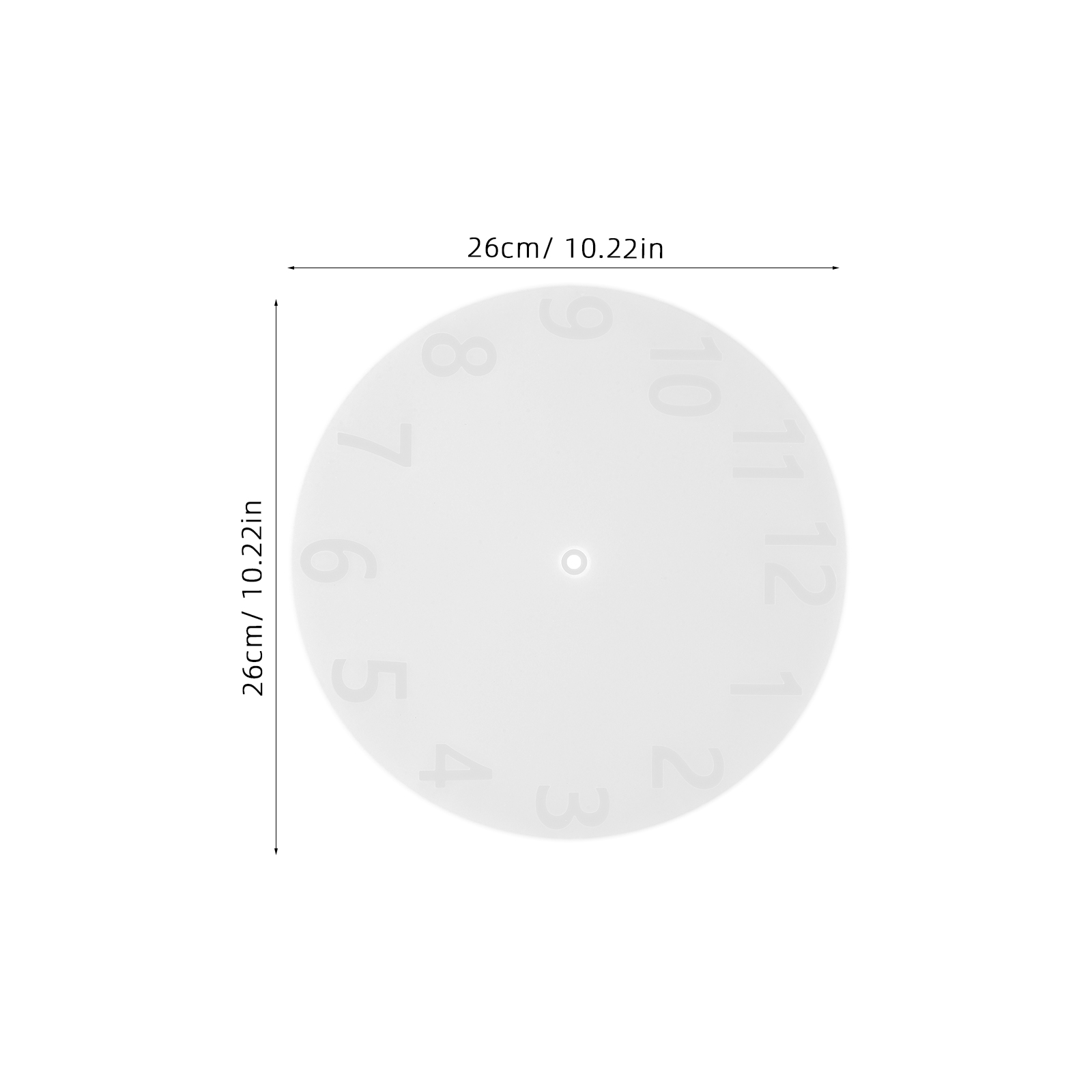 1 set 1 Set Diy Silicone Clock - Resin Craft Ideas recension och pris