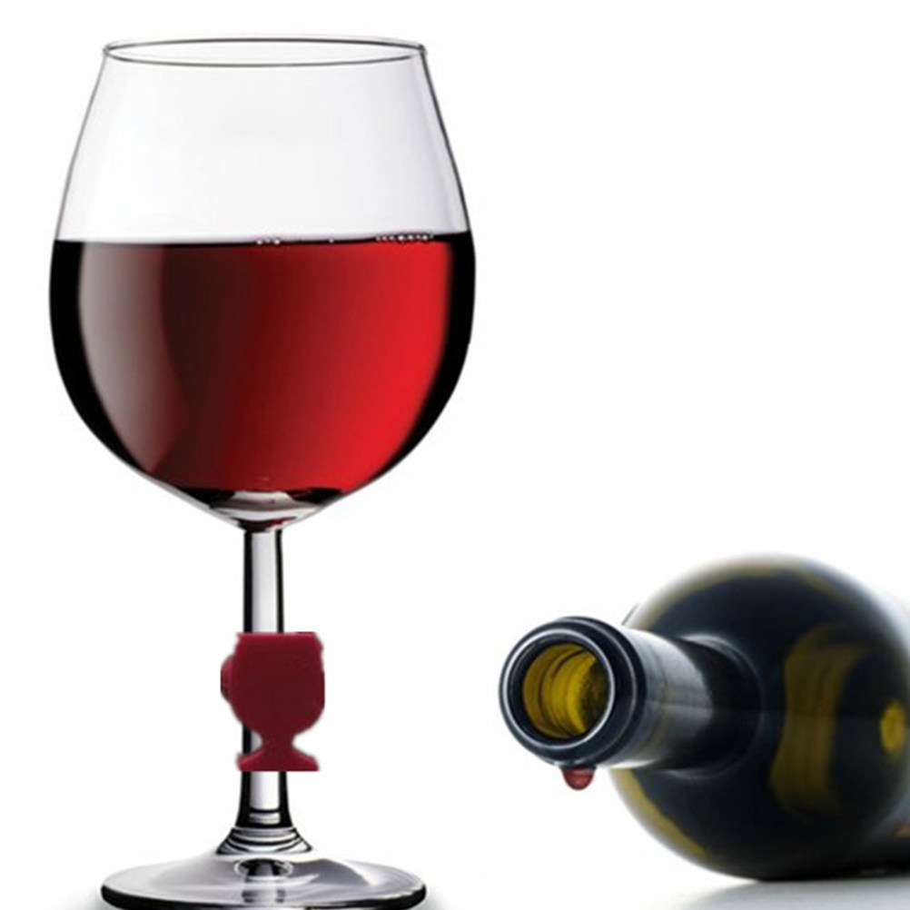 8Pcs Reusable Silicone Wine Gl - Mixing Cup Silicone recension och pris