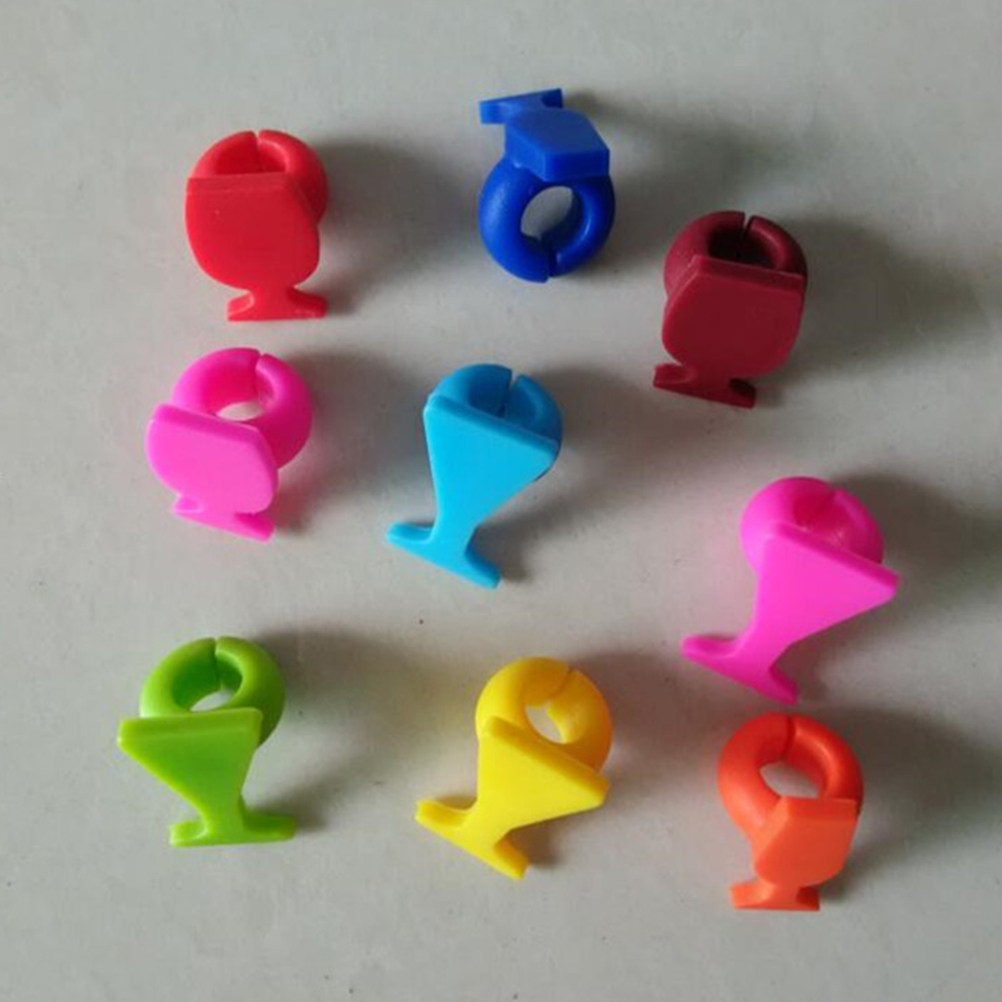 8Pcs Reusable Silicone Wine Gl - Mixing Cup Silicone recension och pris